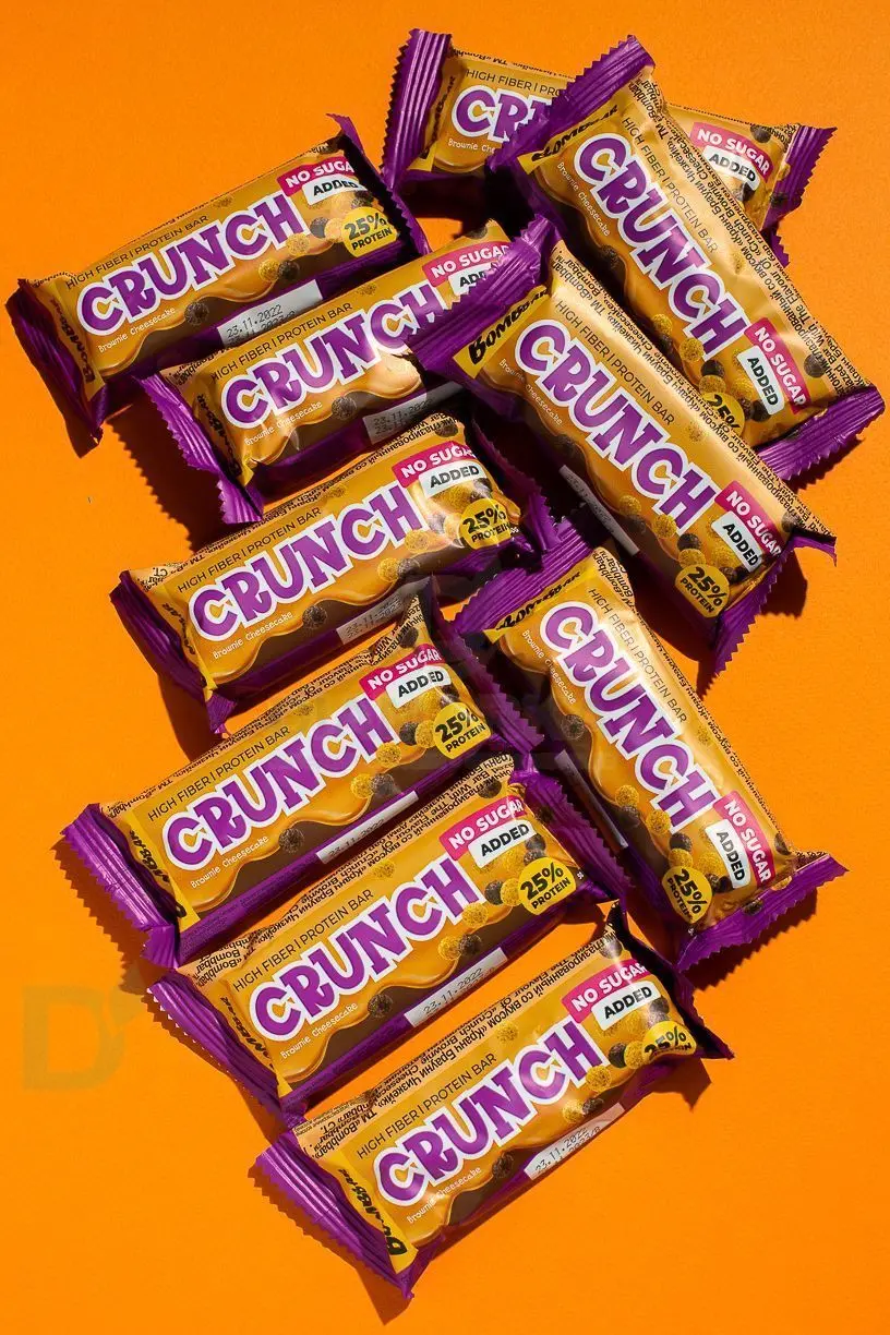 Батончик протеиновый BOMBBAR глазированный Кранч Ваниль Чизкейк 50гр. в интернет-магазине