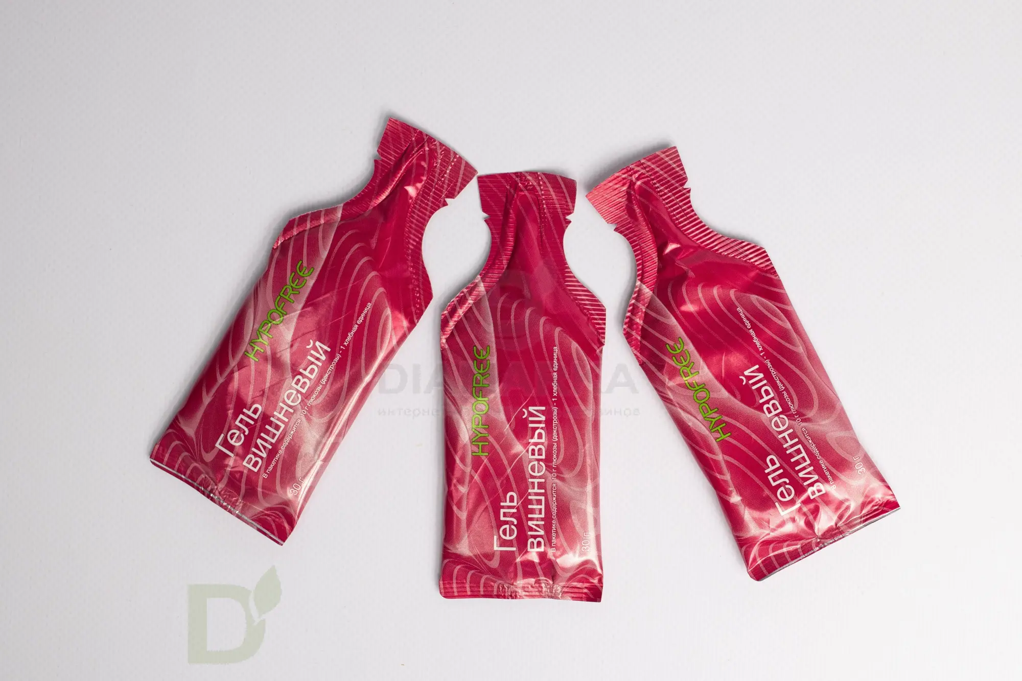 Гель HYPOFREE 1ХЕ Вишня, мягкая упаковка, 10 саше по 30мл