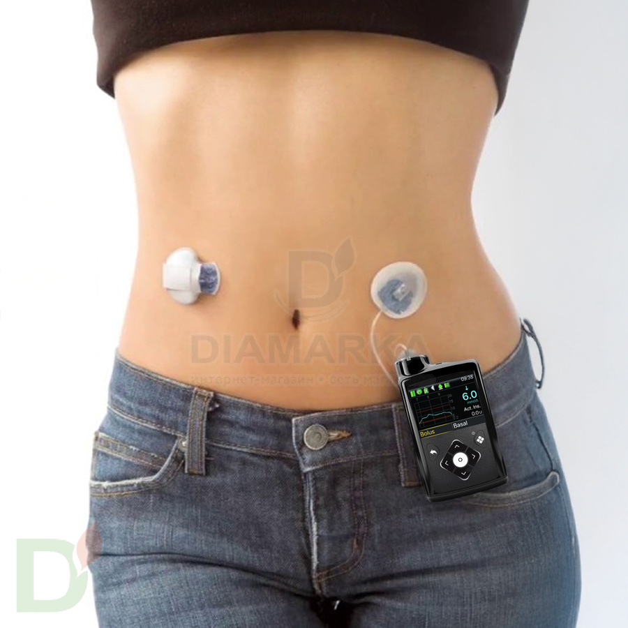 Инсулиновая помпа Medtronic MiniMed 740G с возможностью подключения смартфона, MMT-1861