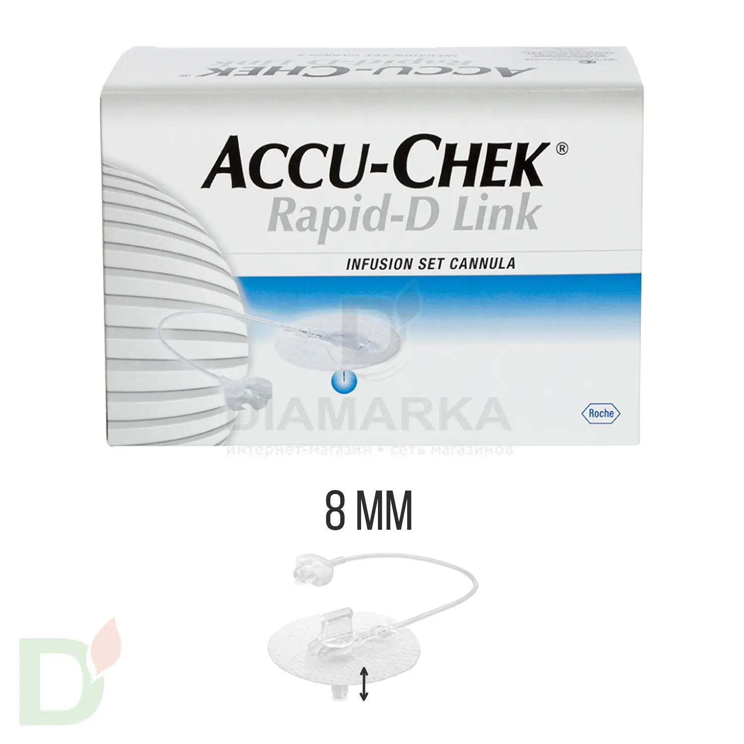 Акку-Чек Репид-Д Линк, игла 8 мм, 1 шт. в интернет-магазине