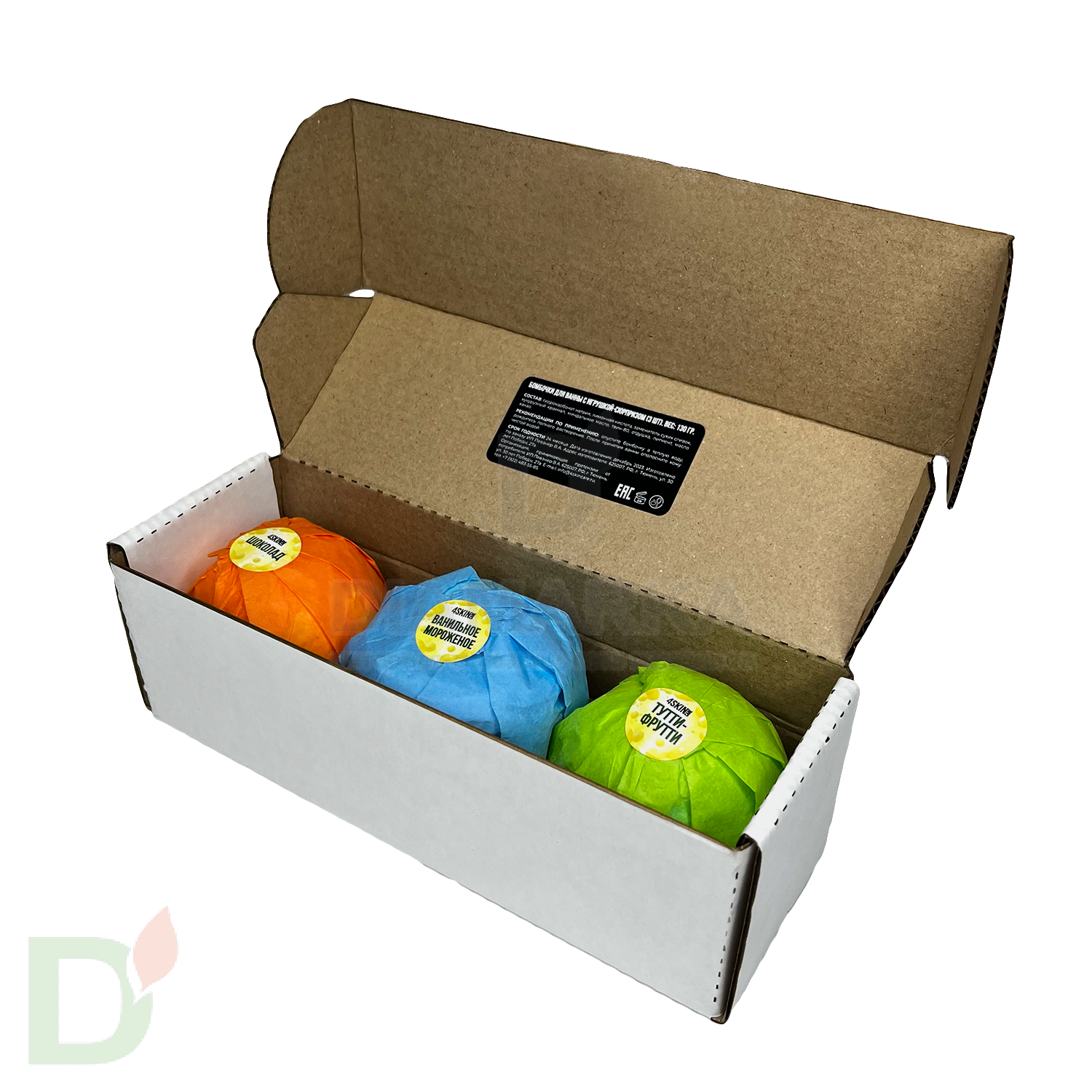 Бокс - Бомбочки для ванны детские (з шт в комплекте) в интернет-магазине