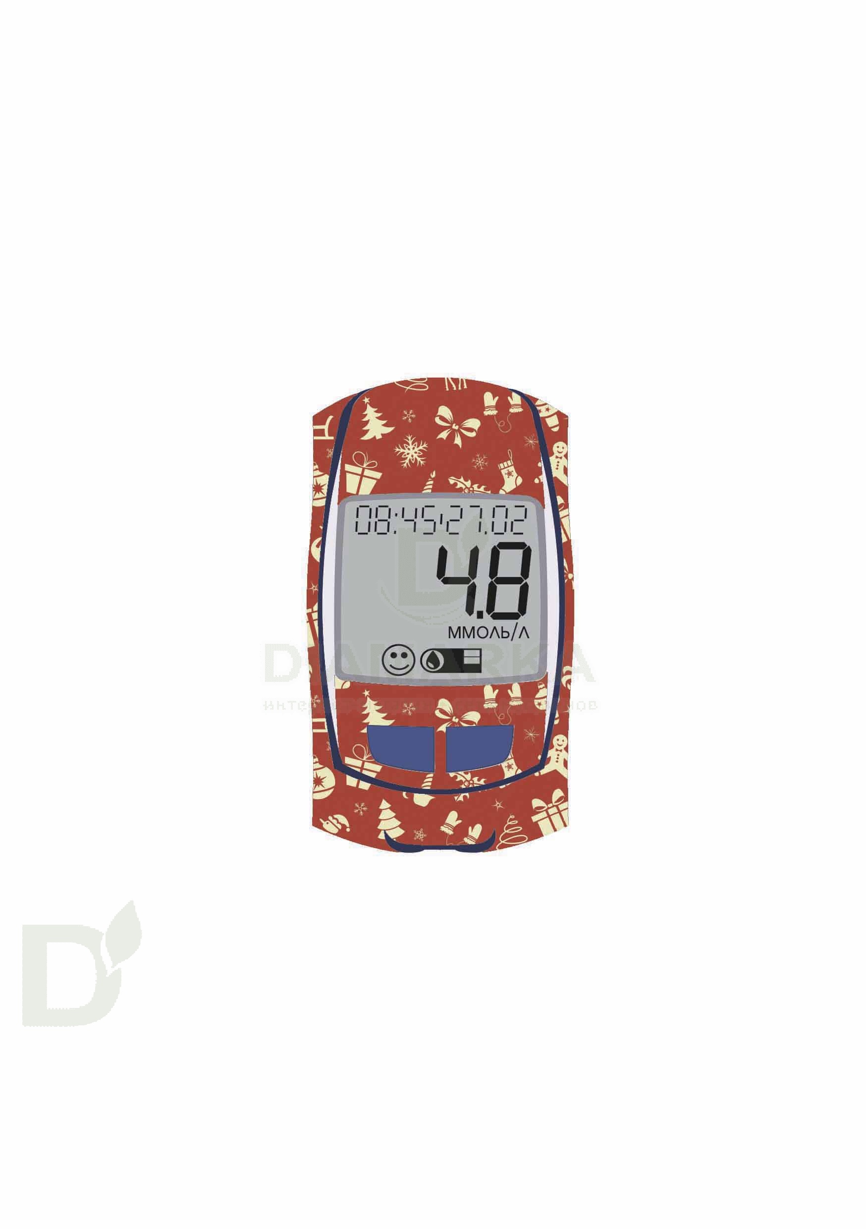 Наклейка на глюкометр Сателлит-Экспресс