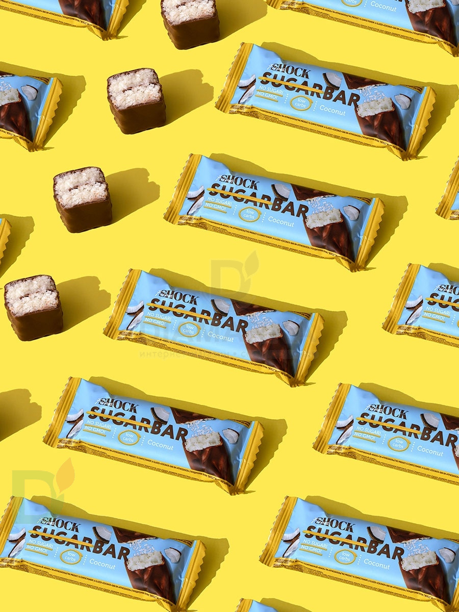 Батончик протеиновый FitnesShock Кокос 50гр. в интернет-магазине