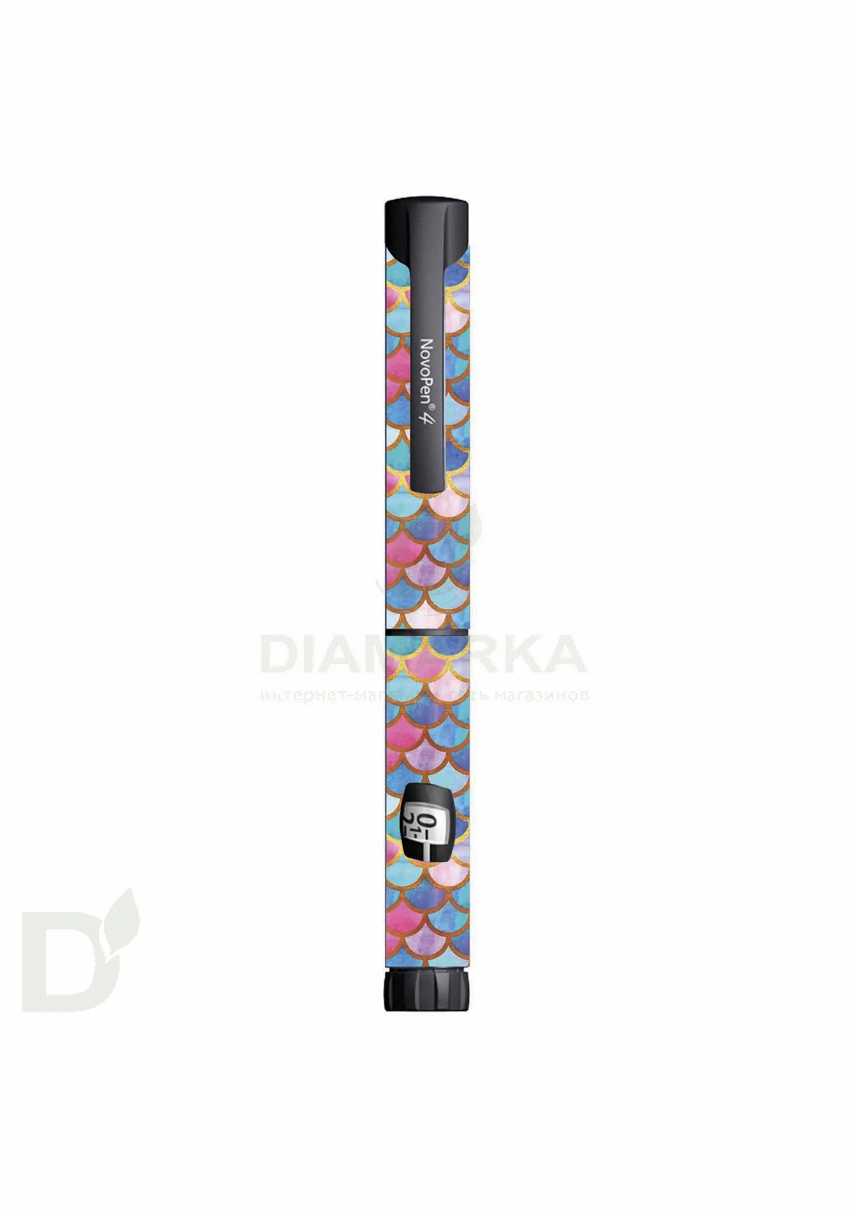 Наклейка на шприц-ручку НовопенЭХО и Новопен4