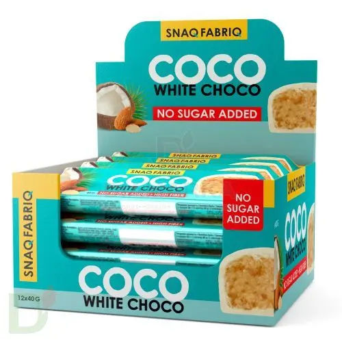 Батончик Snaq Fabriq глазированный Кокосово-миндальный десерт 40гр* в интернет-магазине