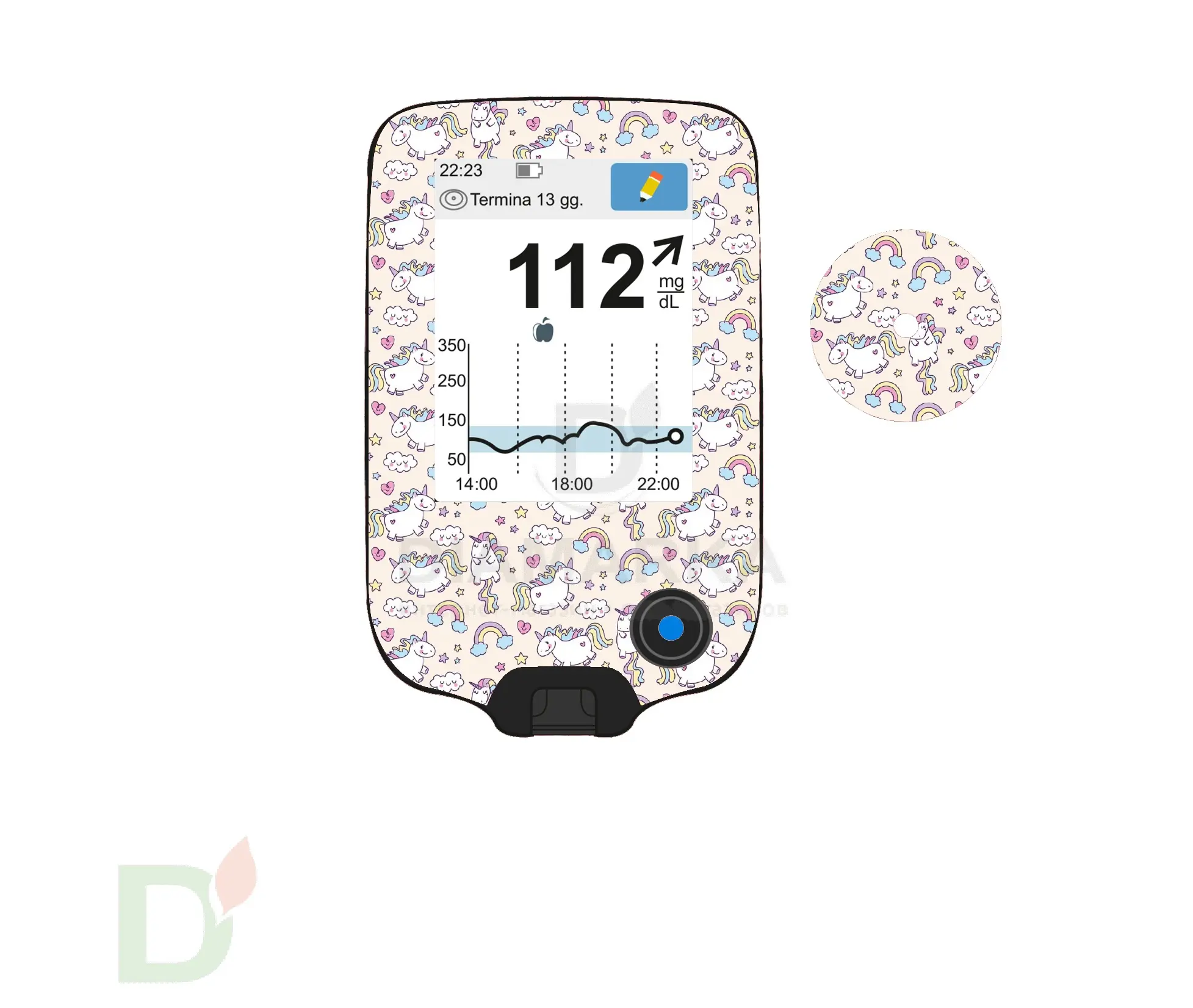 Наклейка на ридер FreeStyle Libre и сенсор