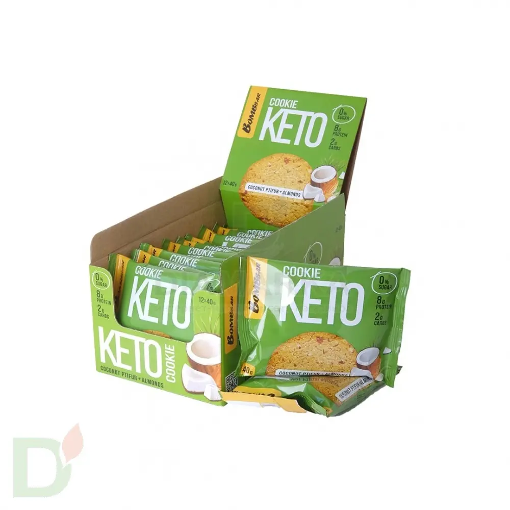 Печенье BOMBBAR Кето кокос с миндалем 40гр.
