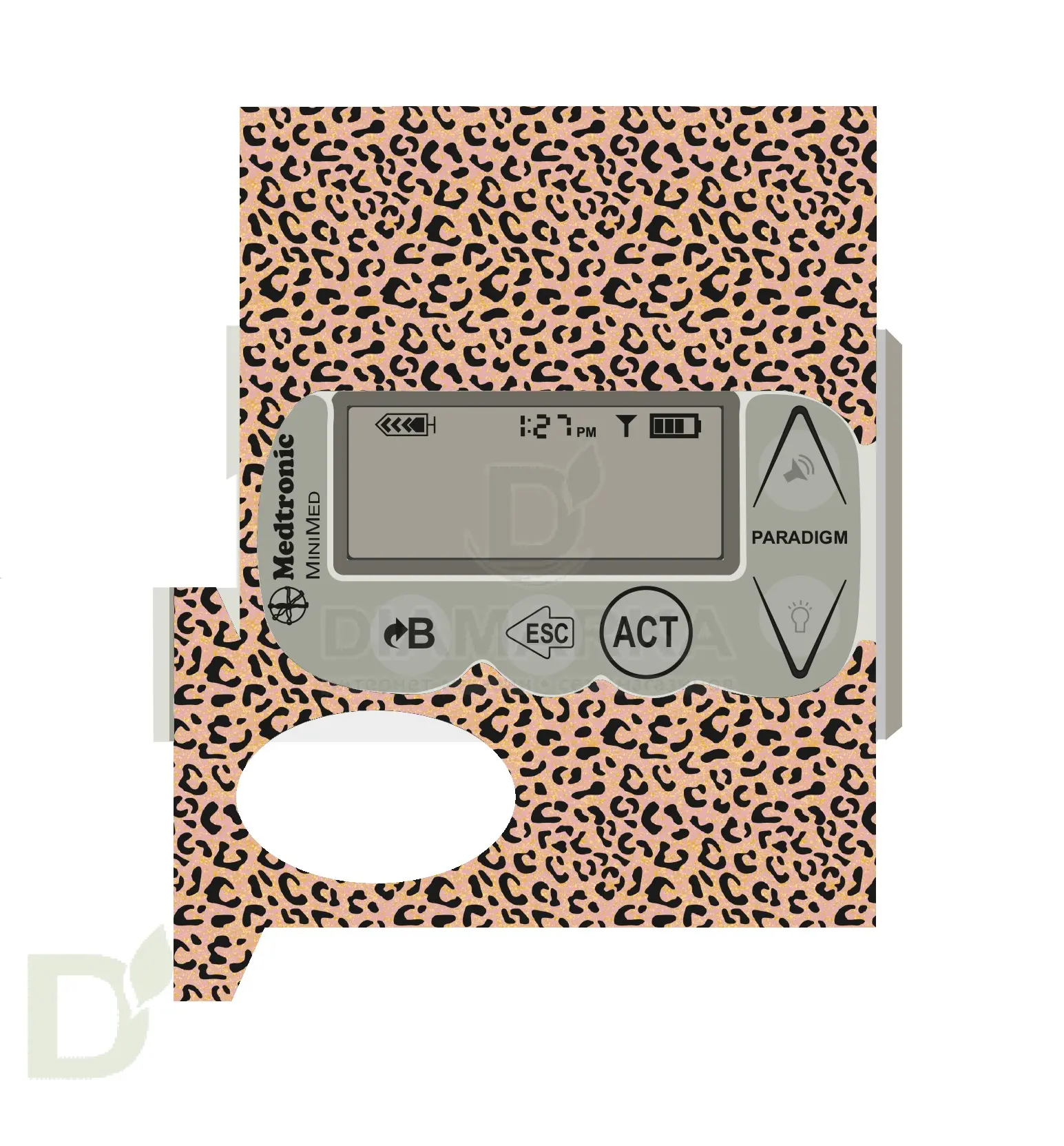 Наклейка на помпу Medtronic моделей 715, 722, 754