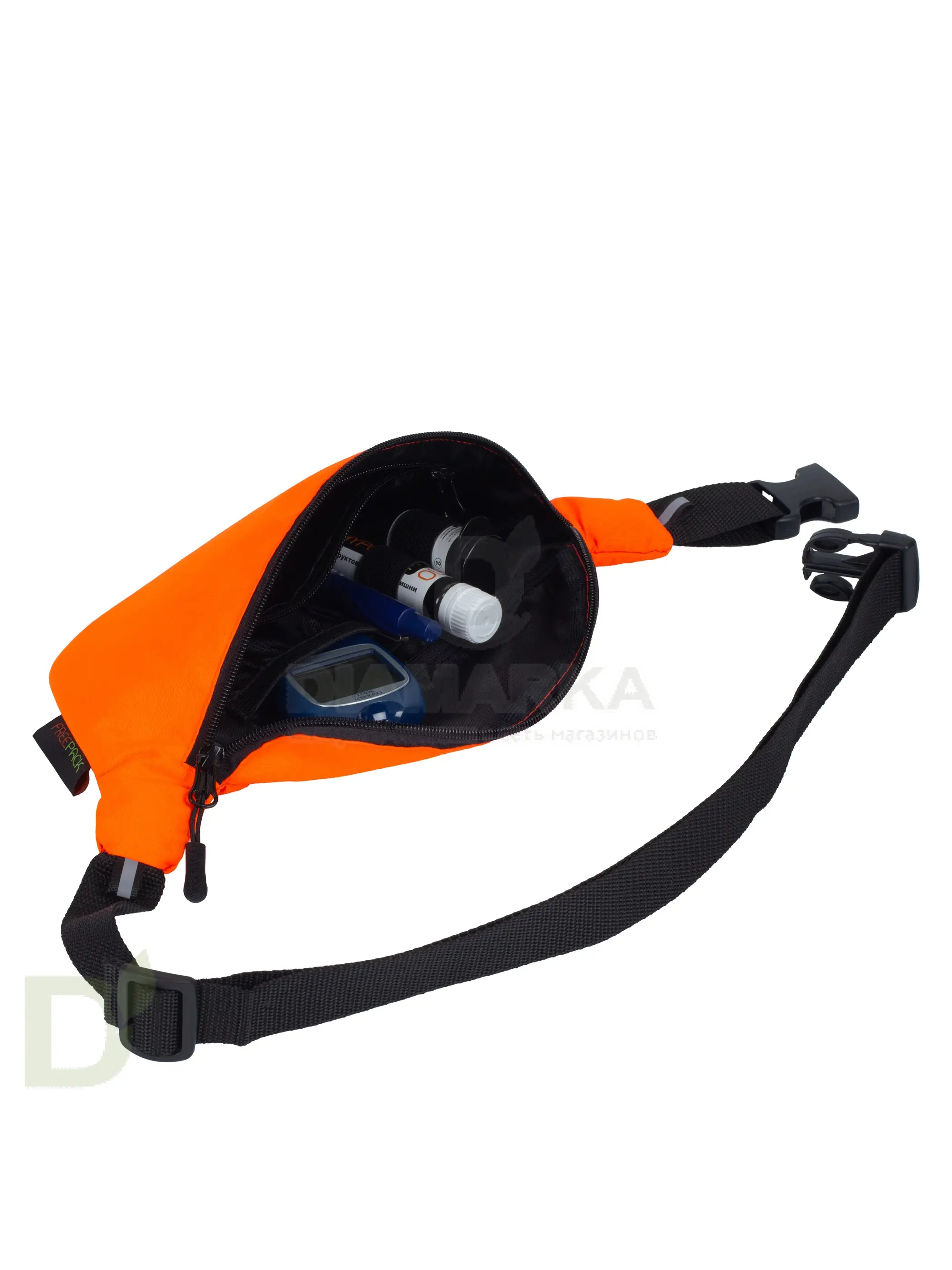 Сумка на пояс FREEPACK оранжевая