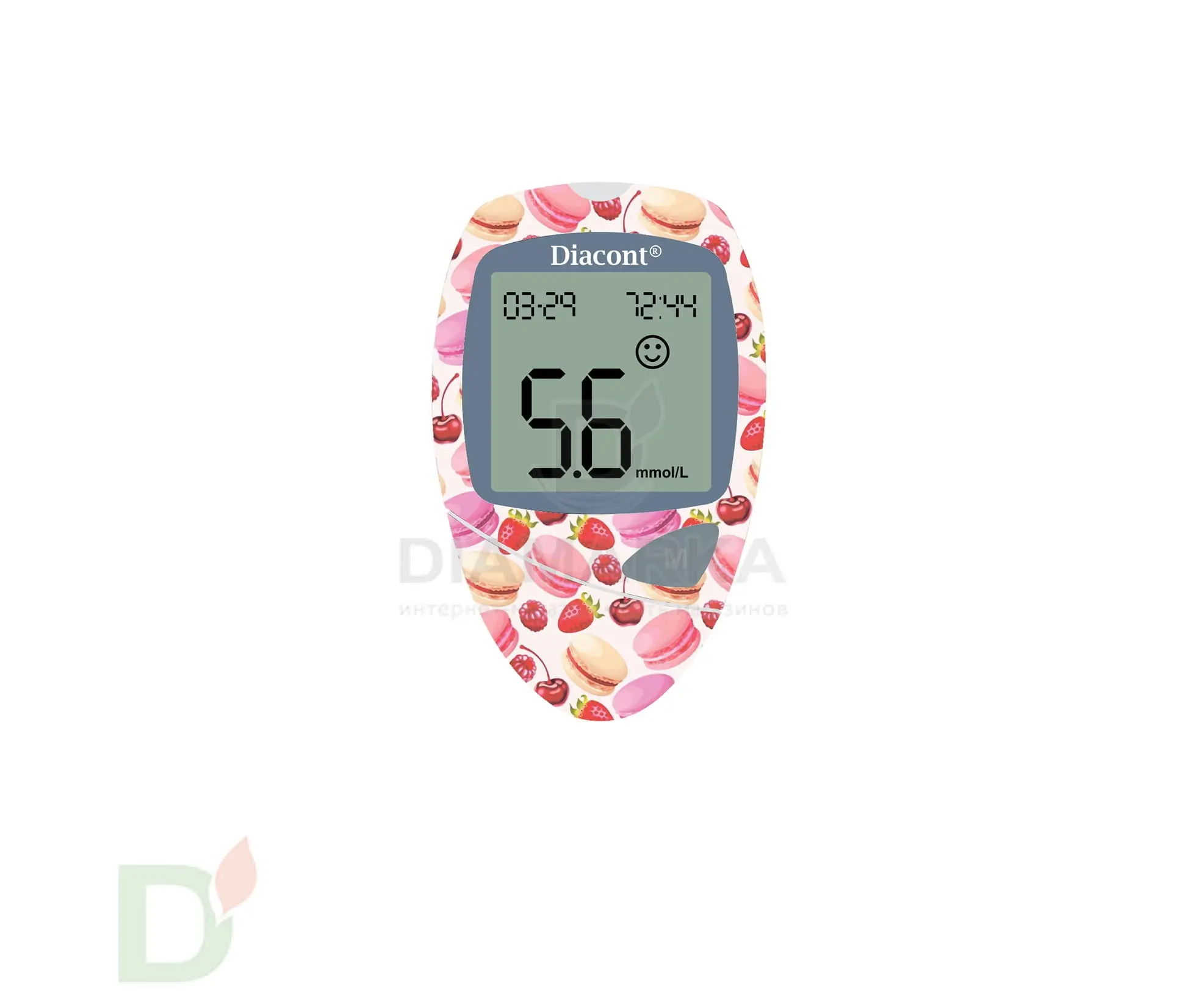 Наклейка на глюкометр Диаконт