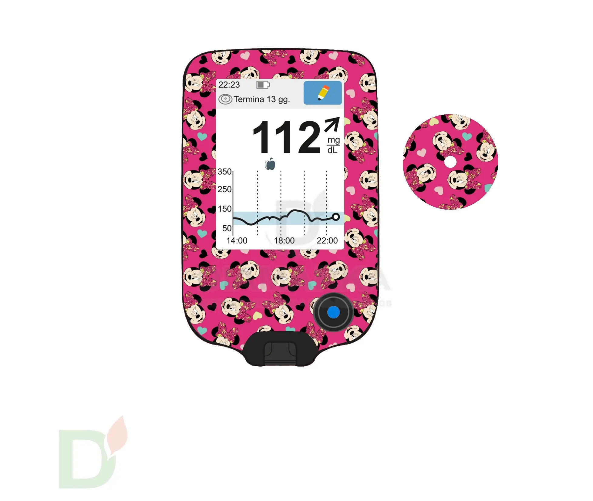 Наклейка на ридер FreeStyle Libre и сенсор