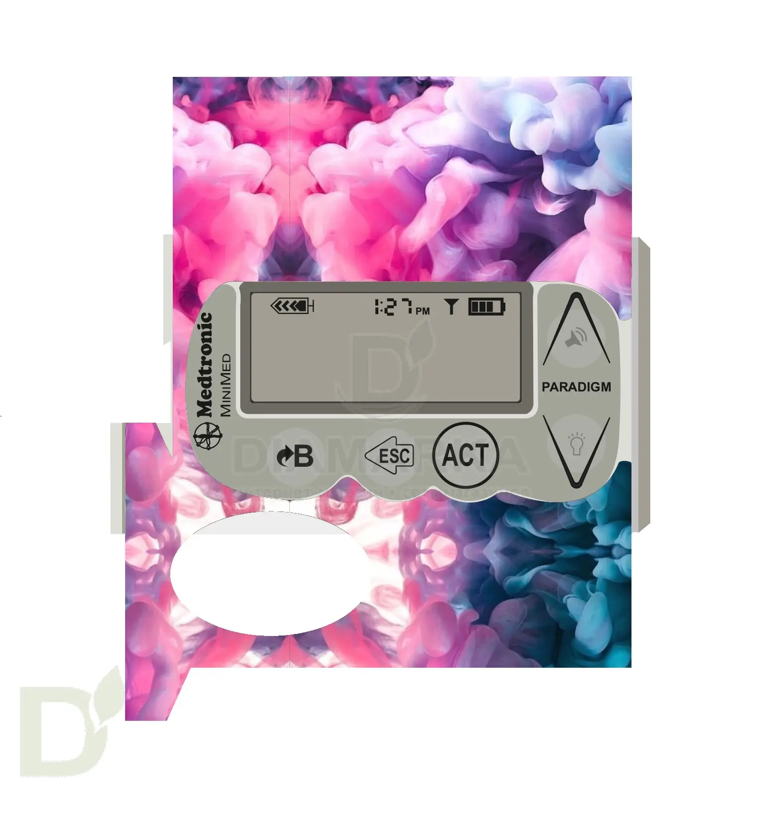 Наклейка на помпу Medtronic моделей 715, 722, 754