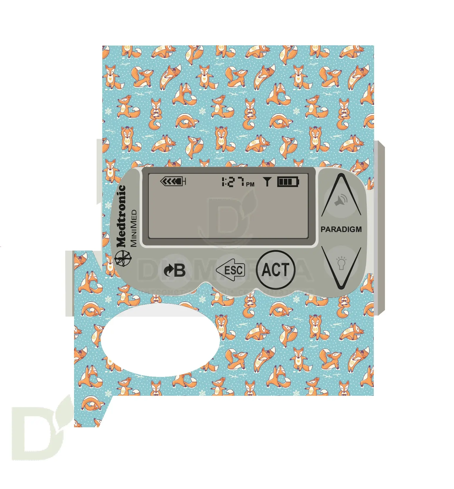 Наклейка на помпу Medtronic моделей 715, 722, 754