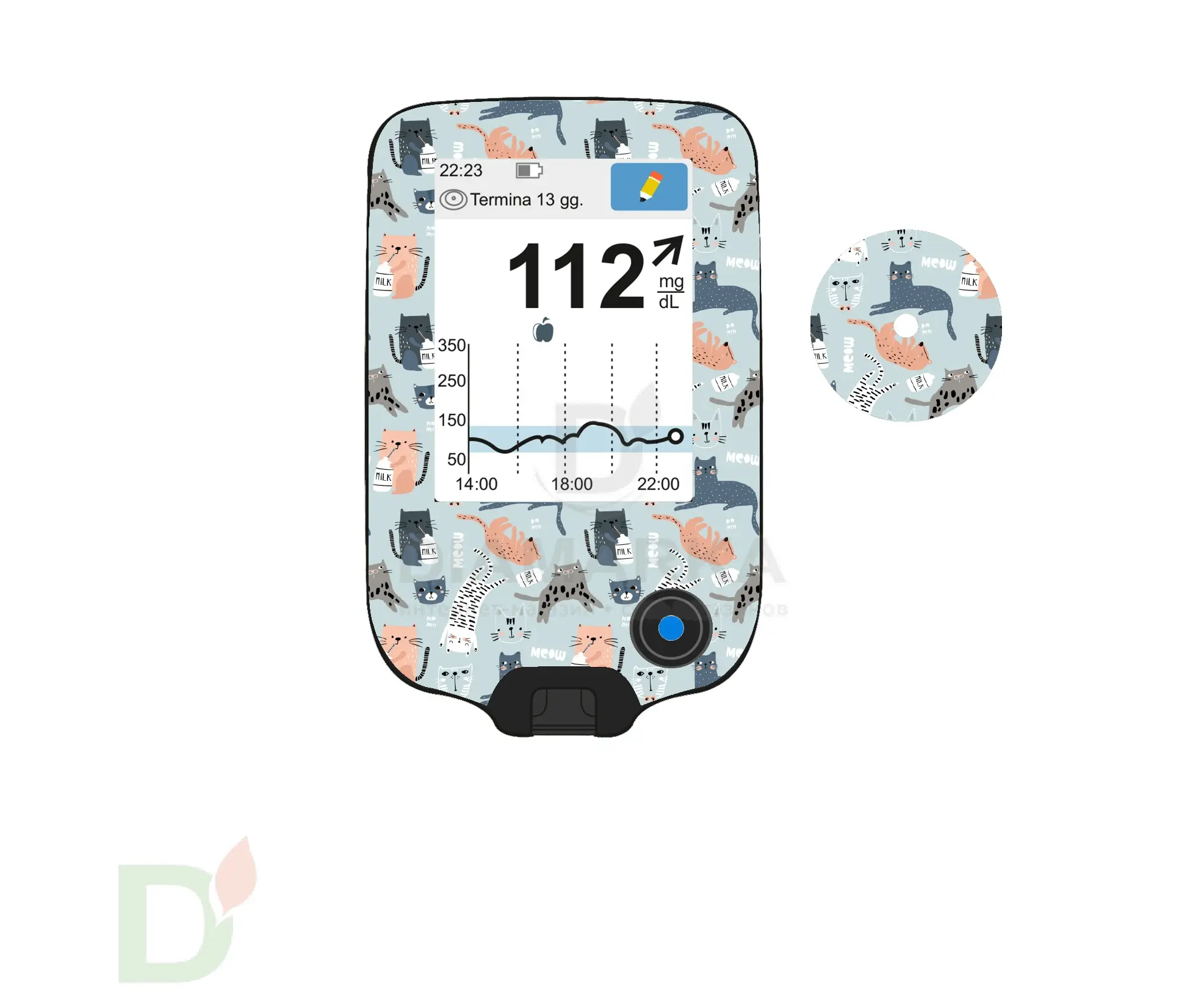 Наклейка на ридер FreeStyle Libre и сенсор