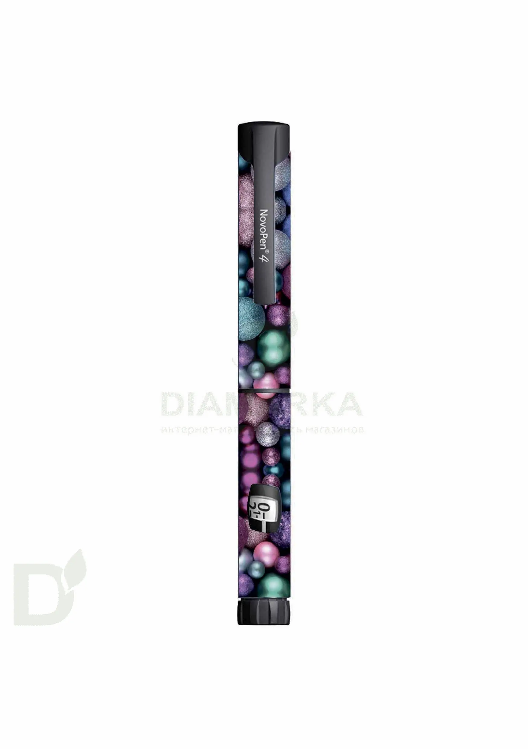 Наклейка на шприц-ручку НовопенЭХО и Новопен4