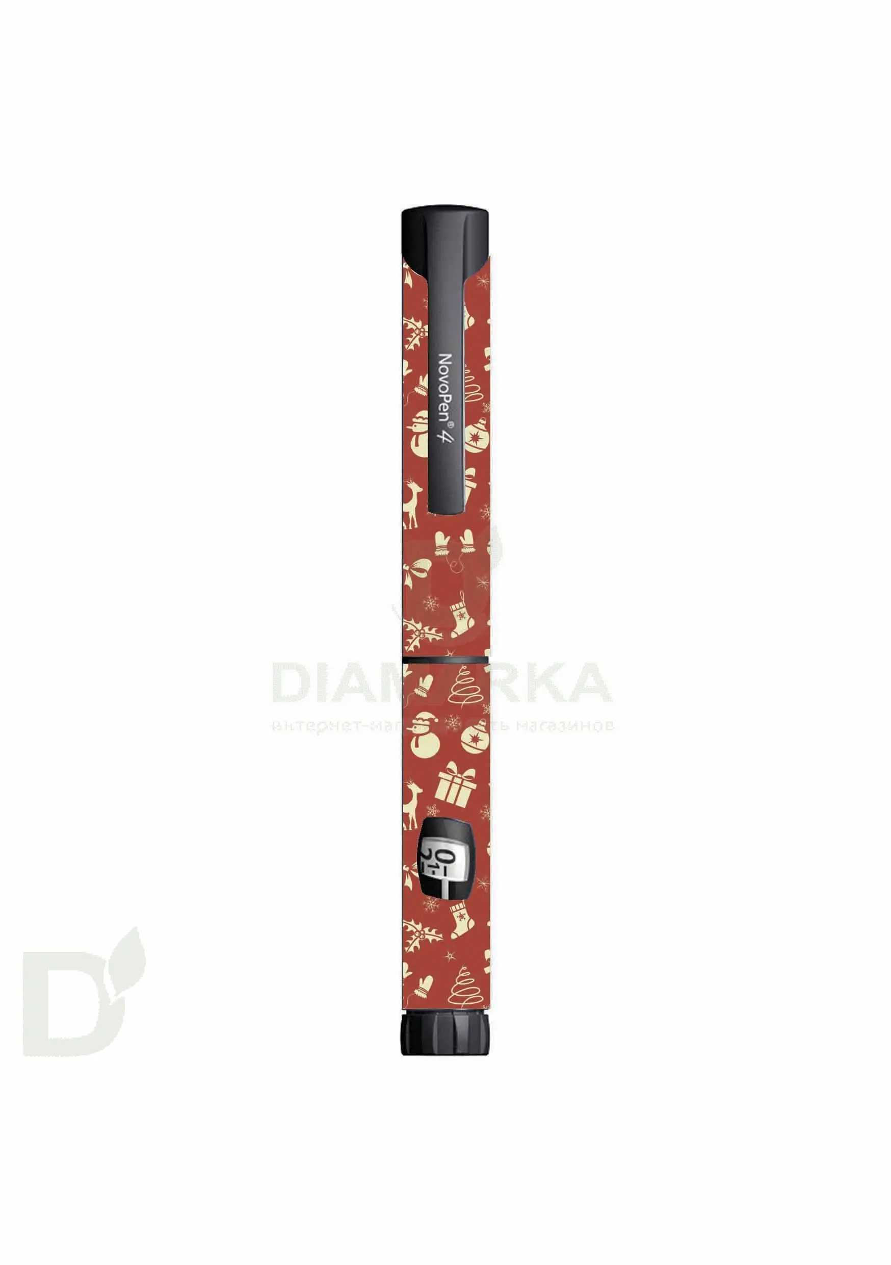 Наклейка на шприц-ручку НовопенЭХО и Новопен4