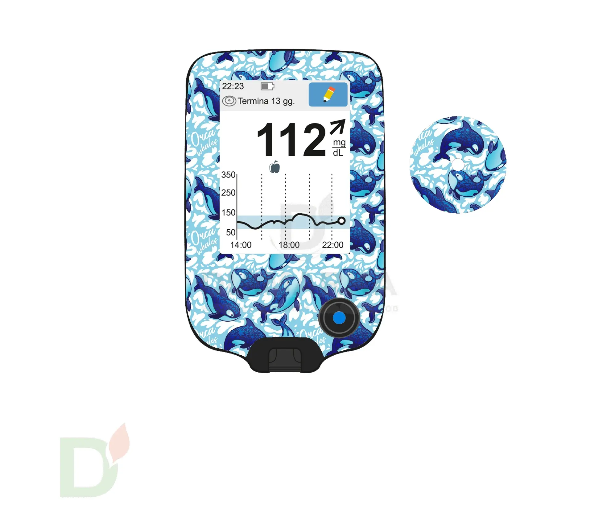 Наклейка на ридер FreeStyle Libre и сенсор