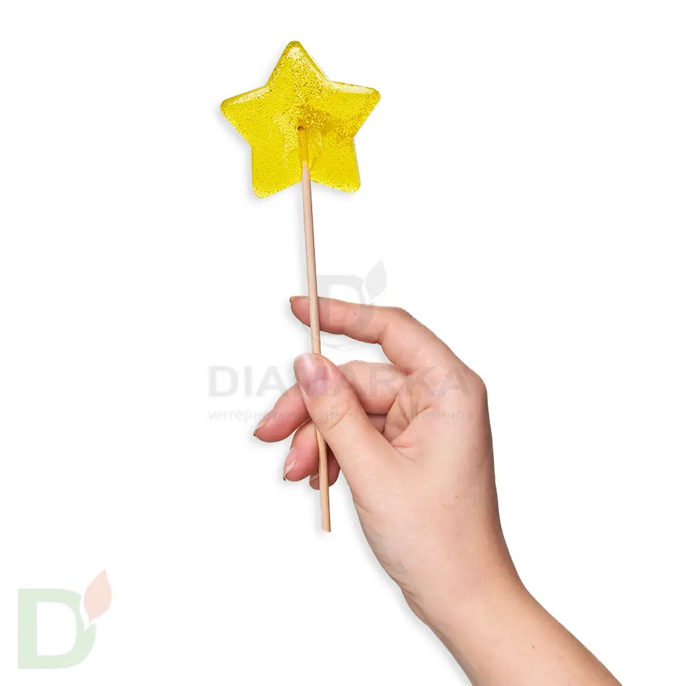 Леденец без сахара Звезда вкус Банан, 20гр.