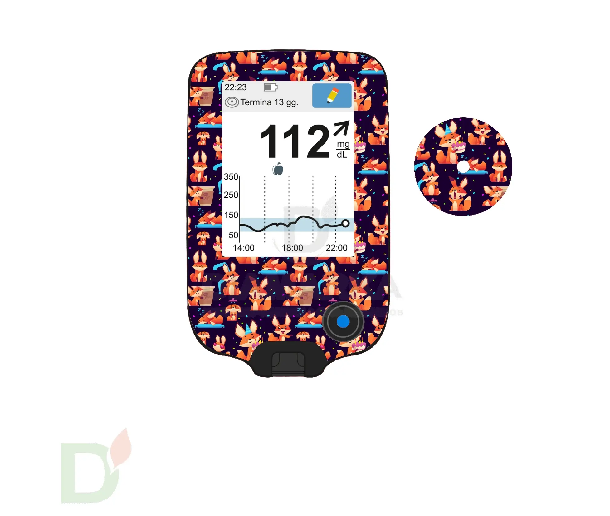 Наклейка на ридер FreeStyle Libre и сенсор